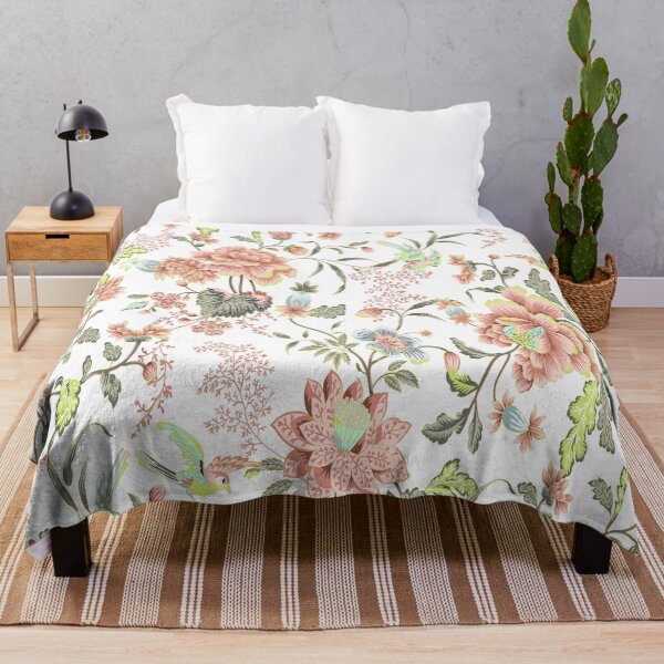 Aperçu de l'œuvre Dainty Cottagecore Packed Floral Pattern - pêche / rose créée et vendue par justkidding-co.