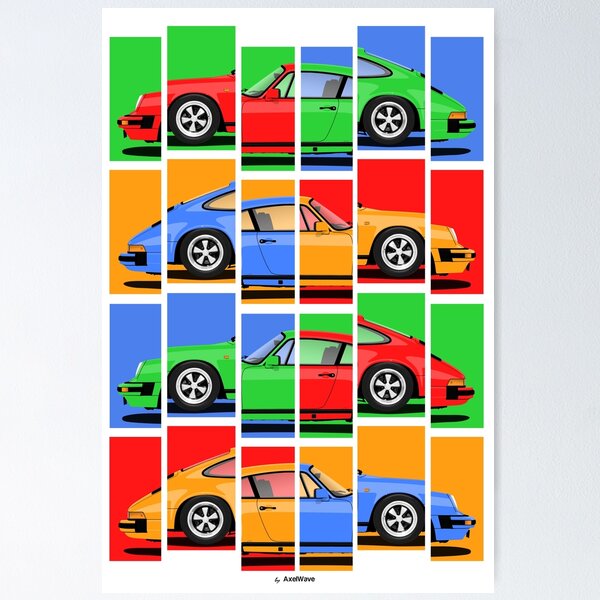 Vista previa del artículo con la obra «911 colores unidos», diseñado y vendido por AxelWave.