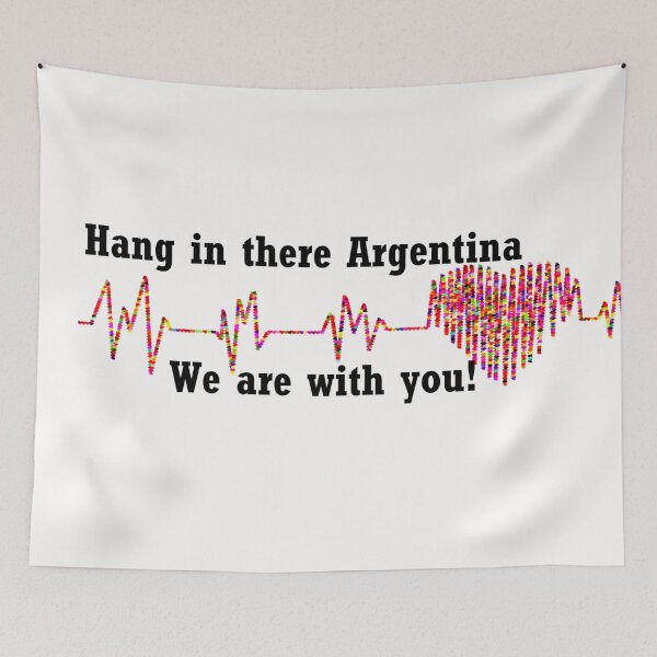 Item preview, Hang in there Argentina designed and sold by PillowPuns.