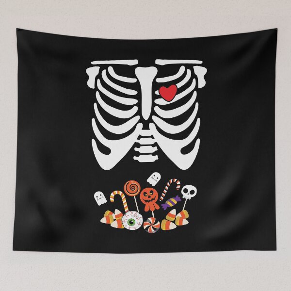 Item preview, Skeleton Candy Ribcage - Halloween Funny Sweet designed and sold by ShawnDzign.