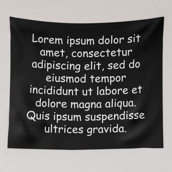 Item preview, Lorem Ipsum in Comic Sans designed and sold by Whoopsidoodle.
