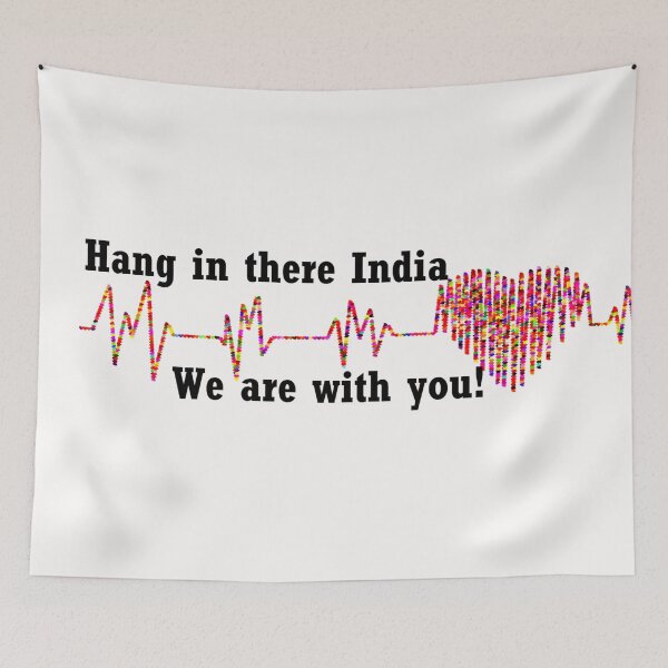 Item preview, Hang in there India designed and sold by PillowPuns.