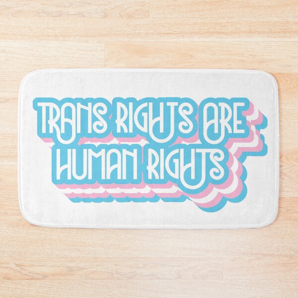 Item preview, trans rights are human rights designed and sold by Pride Art.