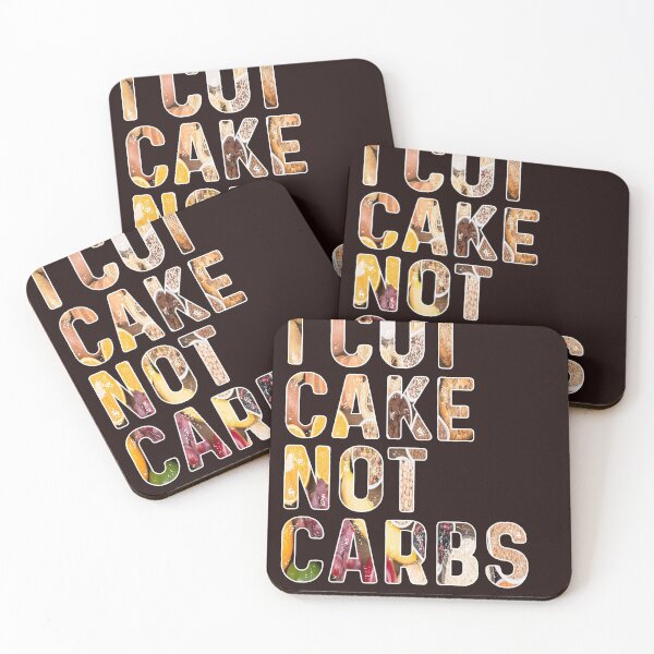 Item preview, I Cut Cake Not Carbs Food Funny Gift designed and sold by Sarah38.