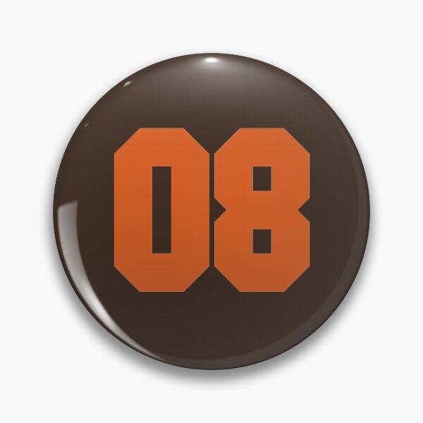Item preview, 8 Number Cleveland Sports Eight Brown Jersey designed and sold by HelloFromAja.
