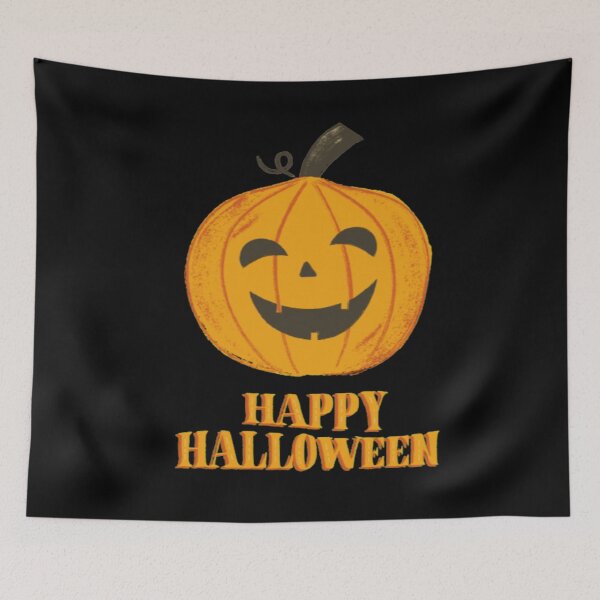 Artikelvorschau, Fröhliches Halloween | Glücklicher Kürbis | Halloween Kostüme 2020 | Herbst | Orange Kürbis entworfen und verkauft von BloompodDesigns.