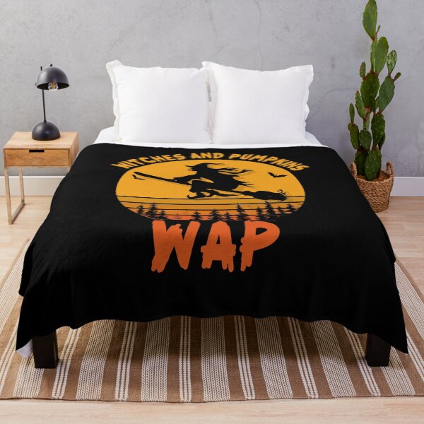 Item preview, WAP Witches And Pumpkins Retro Halloween designed and sold by jessicasmile.