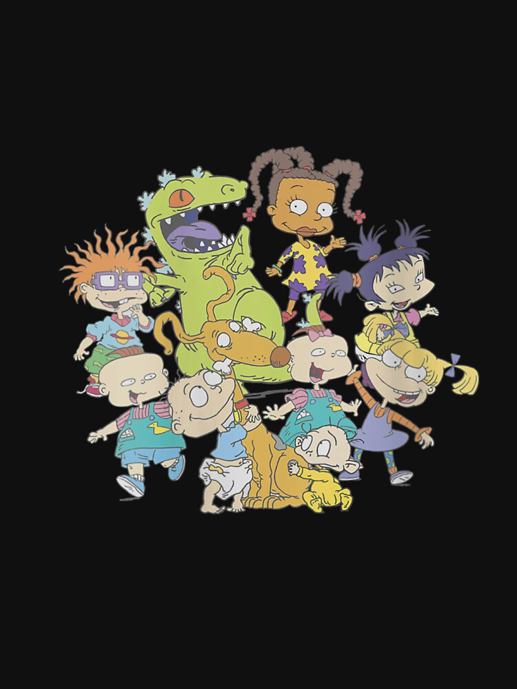 Disover Rugrats Group Shot With Reptar Classic T-Shirt