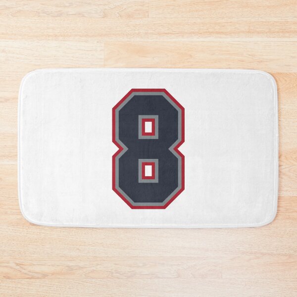 Item preview, 8 Navy Grey Red Sports Number Eight designed and sold by HelloFromAja.