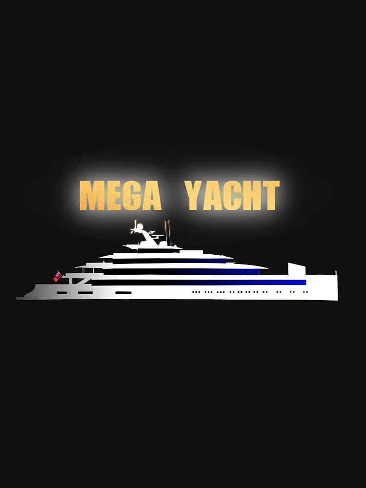 Golden Mega Yacht Essential T-Shirt by JLApparel