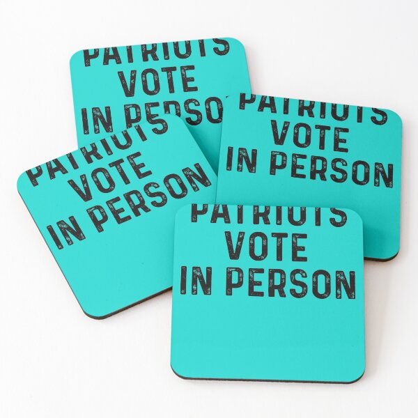 Item preview, Patriots Vote In Person 2020 Election Gift designed and sold by Sarah38.
