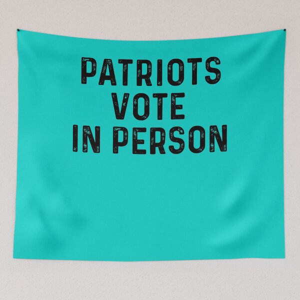 Item preview, Patriots Vote In Person 2020 Election Gift designed and sold by Sarah38.