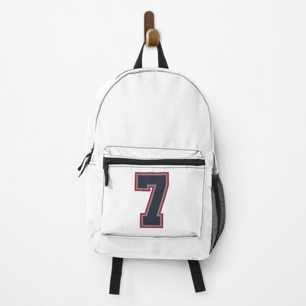 Item preview, 7 Navy Grey Red Sports Number Seven designed and sold by HelloFromAja.