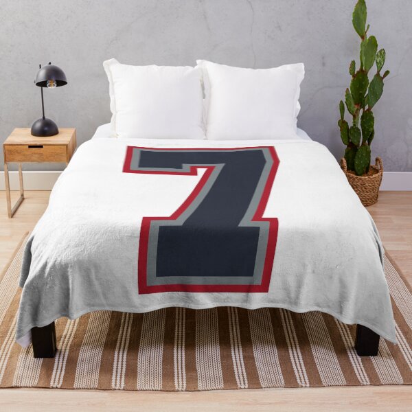 Item preview, 7 Navy Grey Red Sports Number Seven designed and sold by HelloFromAja.