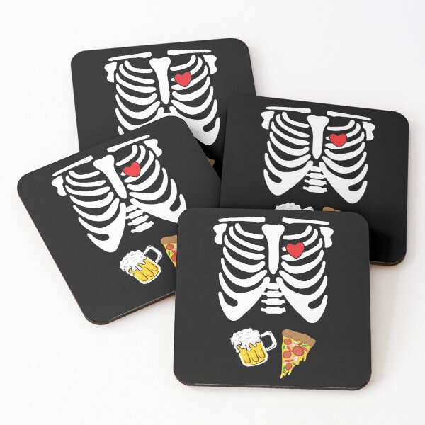 Item preview, Beer & Pizza Skeleton Ribcage designed and sold by ShawnDzign.