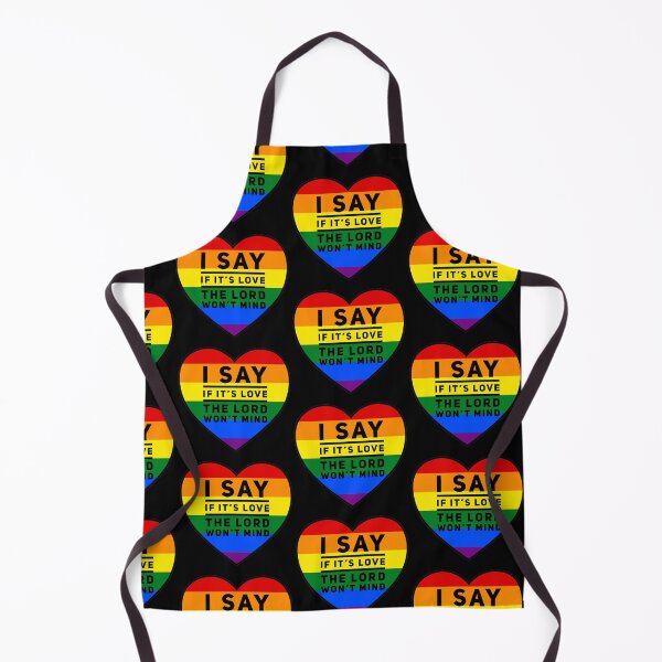 Item preview, I say If it's love the lord won't mind Rainbow Pride By Bent Sentiments LGBT gay lesbian interest  designed and sold by bentsentiments.