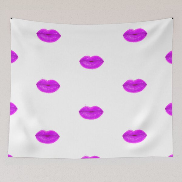 Item preview, Violet Cute Thick Lips Watercolor Painting designed and sold by javes93.
