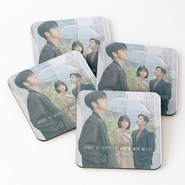 Item preview, More Than Friends (경우의 수) | K-Drama Poster designed and sold by kdramastan.