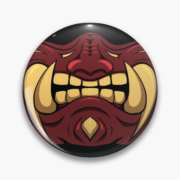 Item preview, Samurai Oni Mask designed and sold by TnKconcepts.