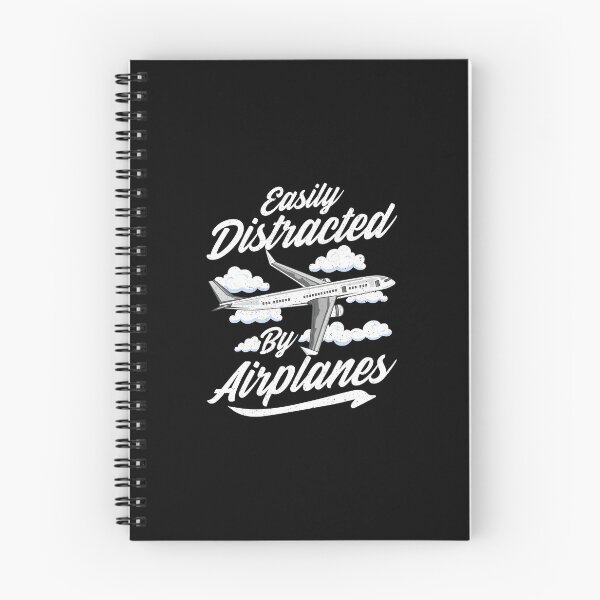 Item preview, Cute & Funny Easily Distracted By Airplanes Pun designed and sold by perfectpresents.