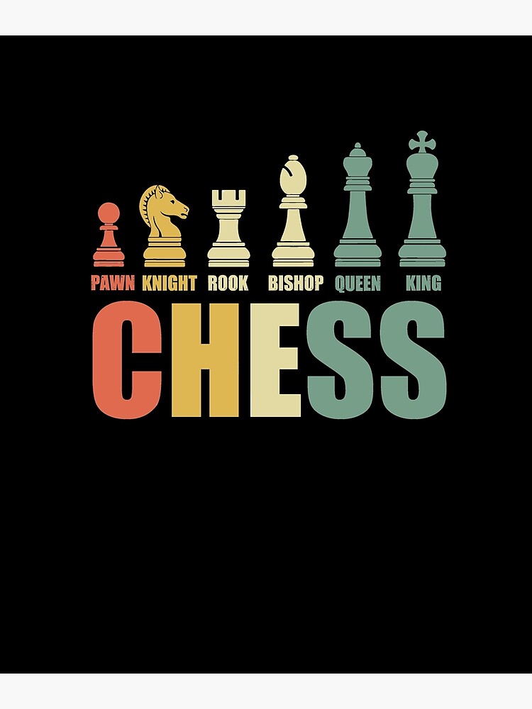 Chess Name Of Each Pieces Greeting Card for Sale by SLDE Designs