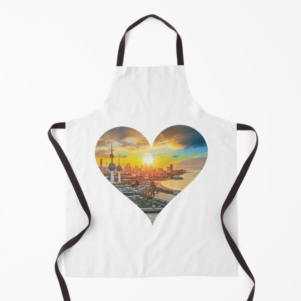 Item preview, KUWAIT CITY SIGHTS IN A HEART STYLISH DESIGN  designed and sold by ArabCorner.