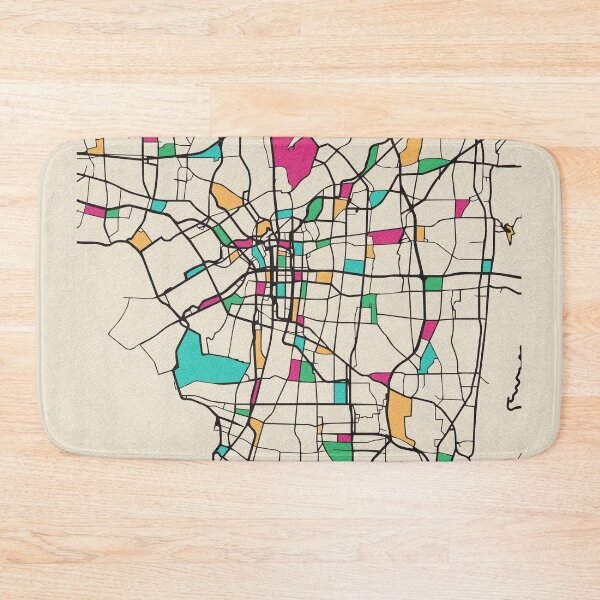 Item preview, Osaka, Japan Street Map designed and sold by A Deniz Akerman.