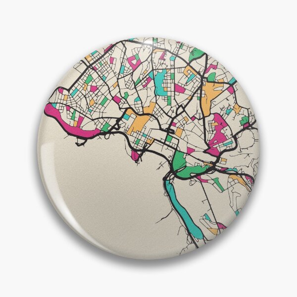 Item preview, Oslo, Norway Street Map designed and sold by A Deniz Akerman.