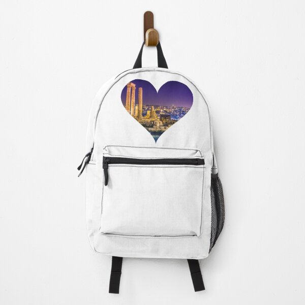 Item preview, AMMAN CITY SIGHTS IN A HEART STYLISH DESIGN designed and sold by ArabCorner.