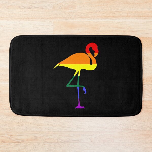 Item preview, Flamingo Rainbow Pride By Bent Sentiments LGBT gay lesbian interest  designed and sold by bentsentiments.