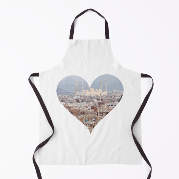 Item preview, SANA'A CITY SIGHTS IN A HEART STYLISH DESIGN  designed and sold by ArabCorner.