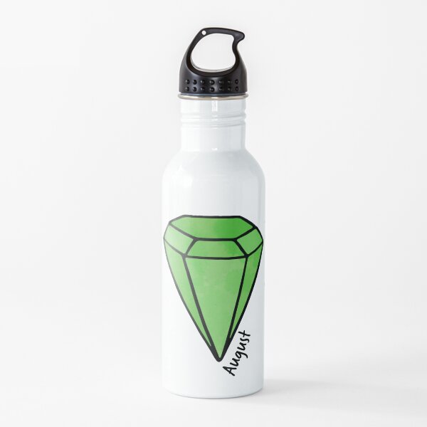 August Peridot Birthstone Water Bottle