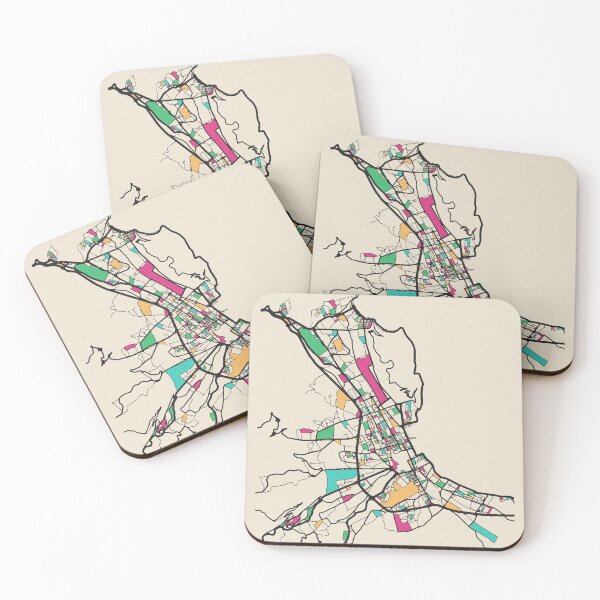 Item preview, Palermo, Italy Street Map designed and sold by A Deniz Akerman.