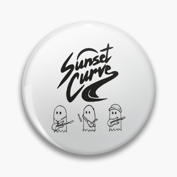 Artikelvorschau, Sunset Curve Band Logo und Geister entworfen und verkauft von tracynguyen23.