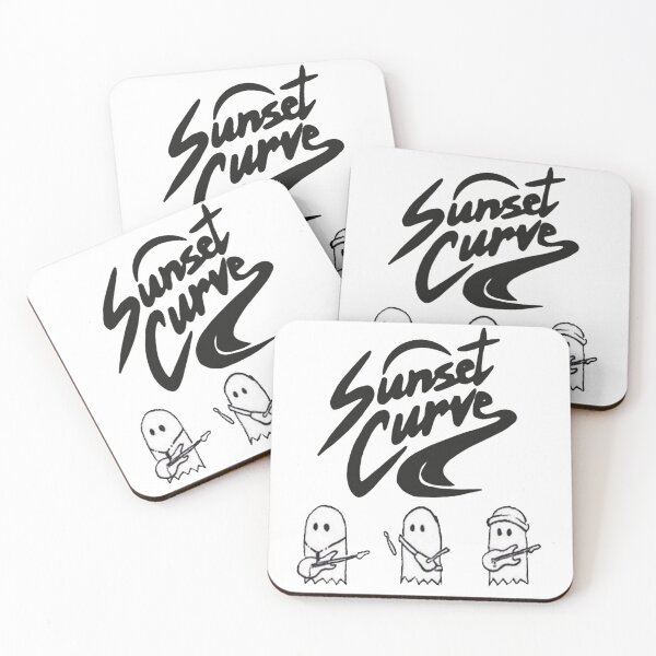 Item preview, Sunset Curve Band Logo and Ghosts designed and sold by tracynguyen23.