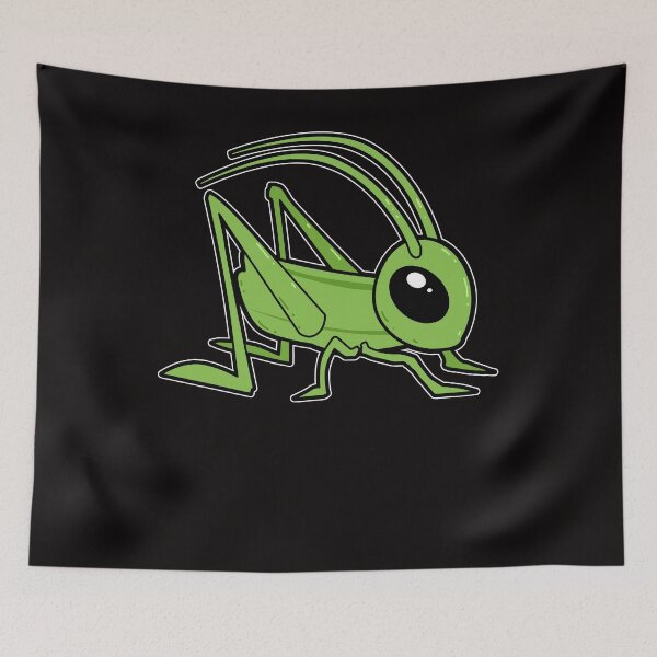 Item preview, Grasshopper grasshopper insect cartoon designed and sold by Imutobi.