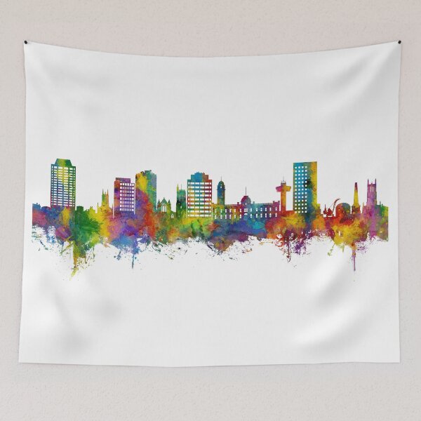 Artikelvorschau, Hobart Australia Skyline entworfen und verkauft von ArtPrints.
