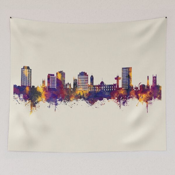 Item preview, Hobart Australia Skyline designed and sold by ArtPrints.