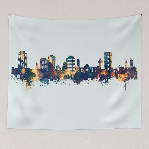 Item preview, Hobart Australia Skyline designed and sold by ArtPrints.