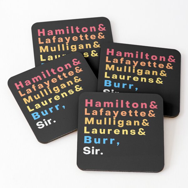 Item preview, Funny Hamilton, Laurens, Lafayette, Mulligan, Burr, Sir  designed and sold by chris-ellis-art.