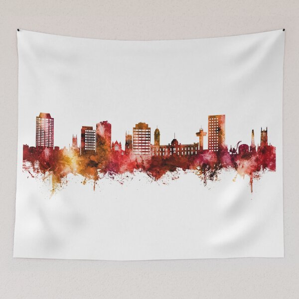 Item preview, Hobart Australia Skyline designed and sold by ArtPrints.