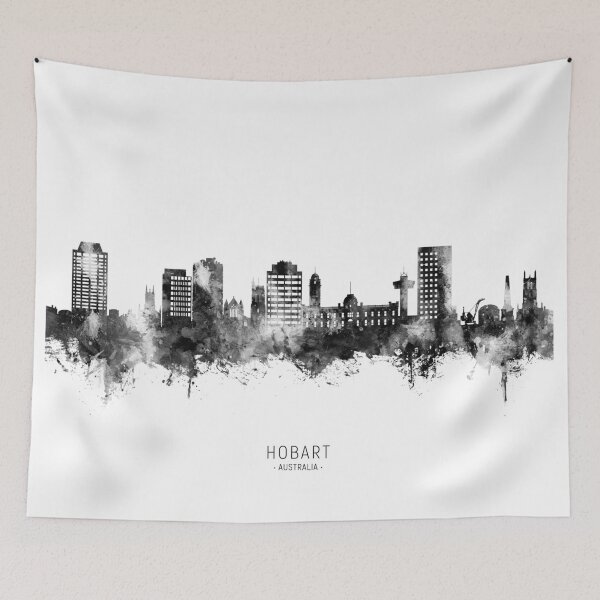 Item preview, Hobart Australia Skyline designed and sold by ArtPrints.