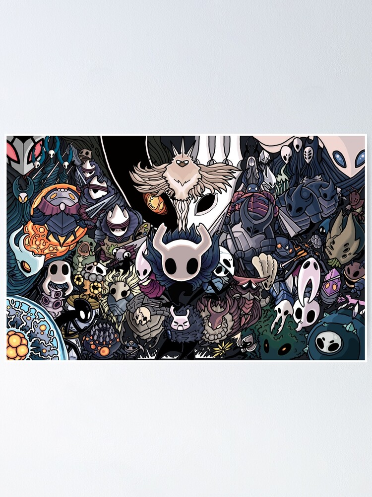 Alternate view of Hollow Knight - Indie Game Poster