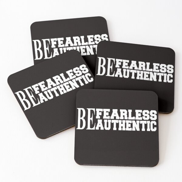 Item preview, Be fearless be authentic motivational and inspirational saying designed and sold by Imaginarium Studio.