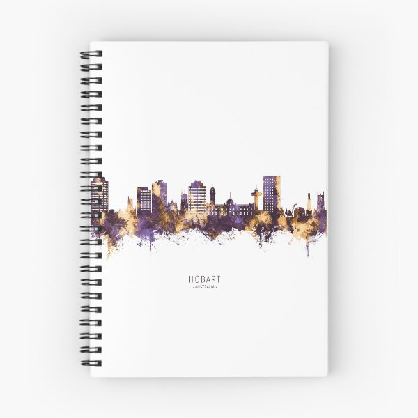 Artikelvorschau, Hobart Australia Skyline entworfen und verkauft von ArtPrints.