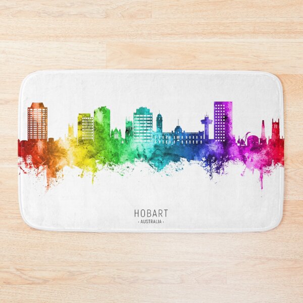 Item preview, Hobart Australia Skyline designed and sold by ArtPrints.