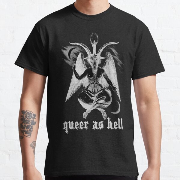 Queer as Hell Baphomet Classic T-Shirt