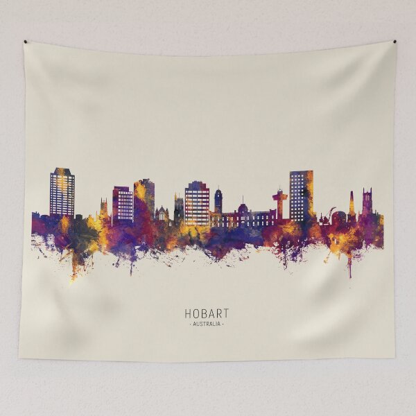 Item preview, Hobart Australia Skyline designed and sold by ArtPrints.