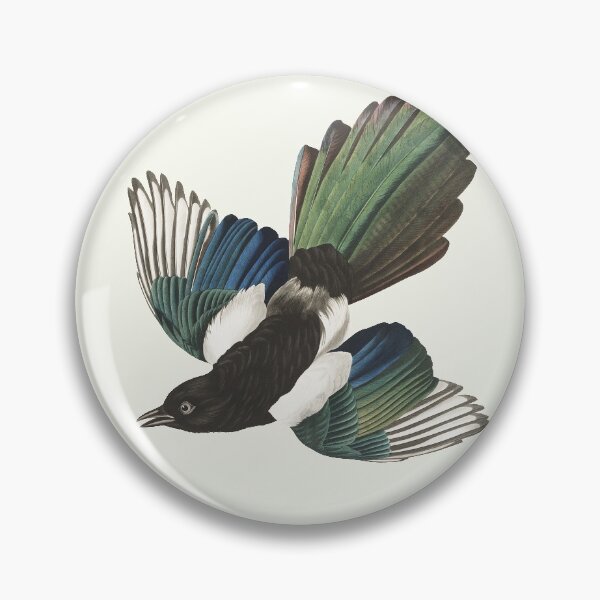 Item preview, Magpie by J.J. Audubon 1837 designed and sold by ebrawne.