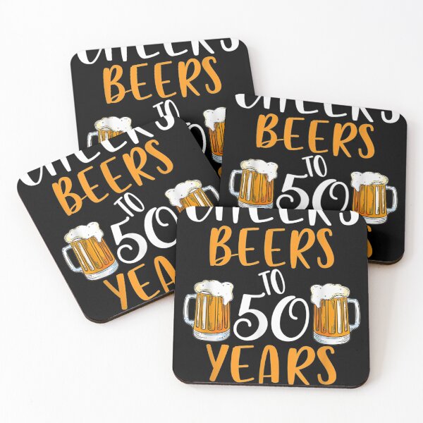 Item preview, Cheers Beers 50 Years 50th Birthday designed and sold by Cecil-Blackwell.